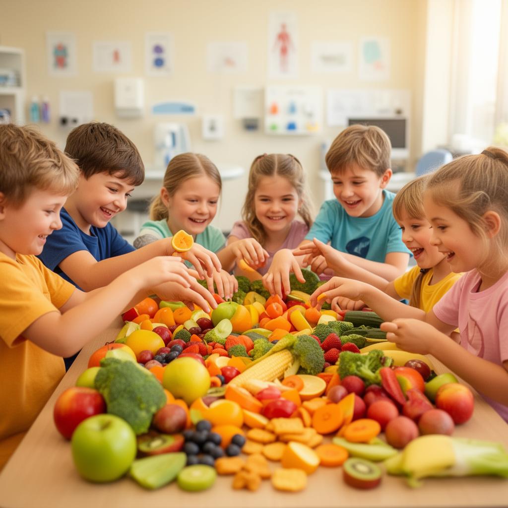 Flavor Finders - kids exploring colorful foods together